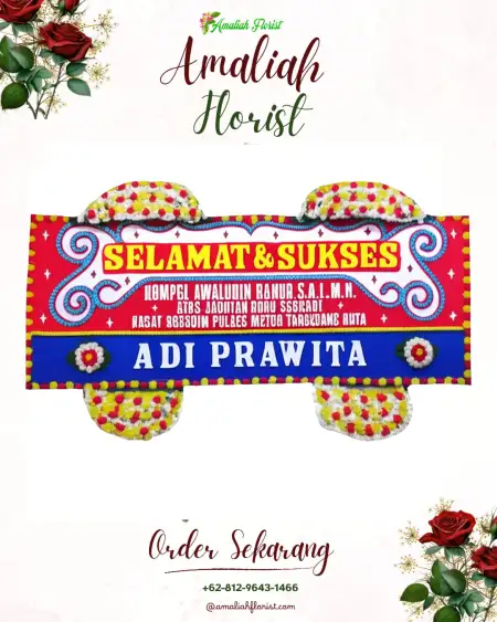 Papan Bunga Ucapan Selamat Ketowan